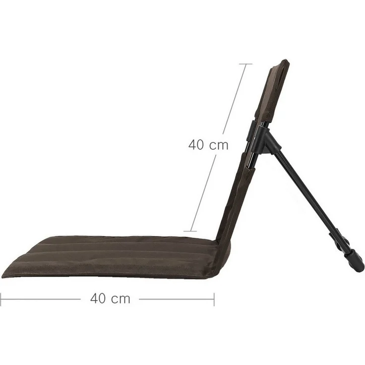 MidGard Klappstuhl Strandsitz ultraleichter Faltstuhl bis 100 kg belastbar! Bodenstuhl, Tragbarer Klappstuhl mit Tragetasche für Outdoor-Aktivitäten – Bild 3