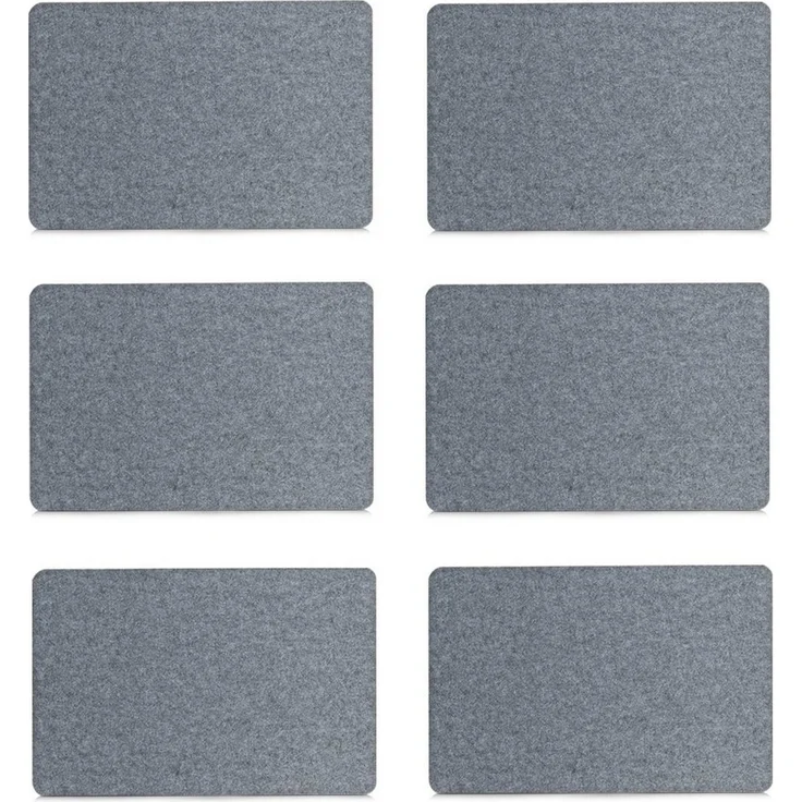 Zeller Present Platzset, (Set, 6-St), hochwertige Filzmatte – Bild 3