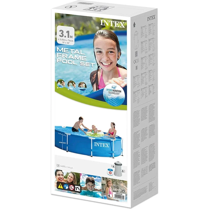 INTEX Swimming Pool Metal Frame 305x76cm + Pumpe 28202 GS – Bild 6