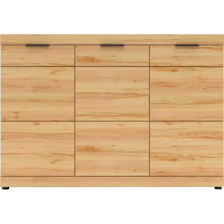 XORA 'OHIO' XL-Schuhkommode, MDF Wildbuche, 150 x 105 x 40 cm, mit Softclose, Platz für 30 Paar Schuhe – Bild 3