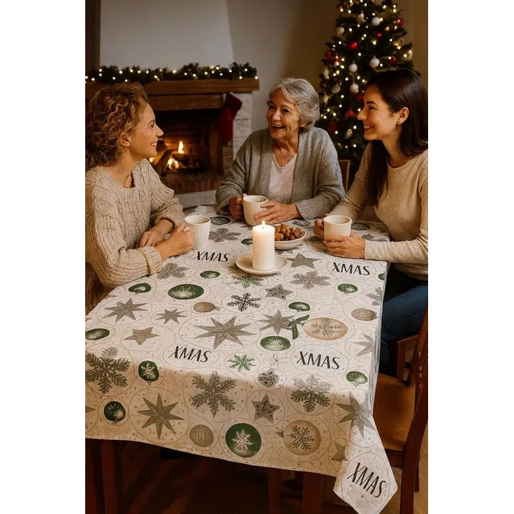 texpot Tischdecke Wachstuch Weihnachten Winter abwischbar Wachstuchtischdecke (1-tlg)
