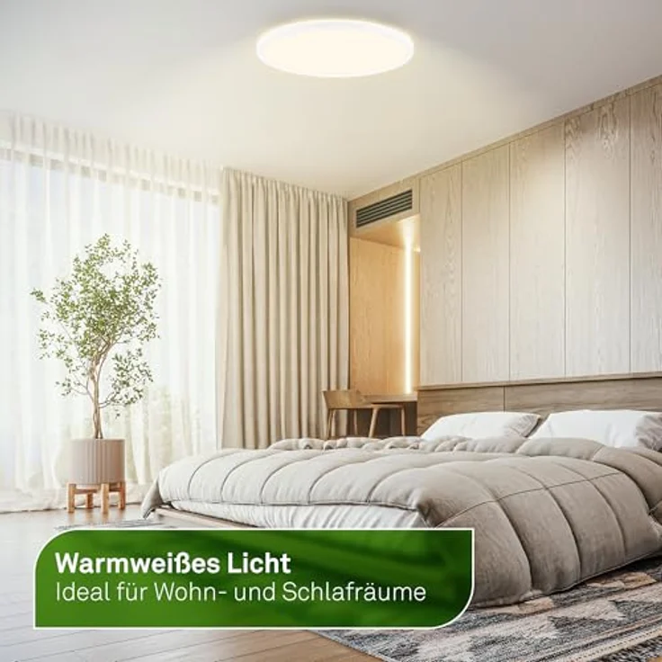 BRILONER - EEK A LED Panel Effizient mit 14W bei 3000lm, ca. 50.000h Licht, flach, CCT, indirektes Licht, LED Lampe, Deckenleuchte, Wohnzimmerlampe, Deckenlampe, Flurlampe, 42x3 cm, Weiß – Bild 5