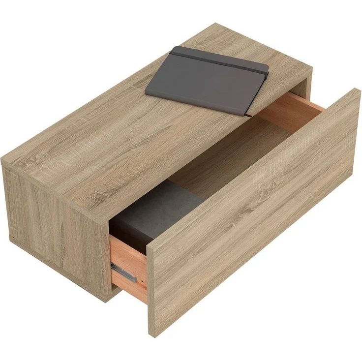 IDIMEX Nachtkommode NANI, Hängender Nachttisch mit Schublade Nachttisch schwebend – Bild 3