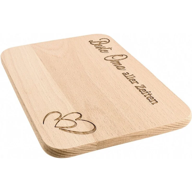 Spruchreif® Frühstücksbrett · Frühstücksbrettchen aus Holz mit Gravur · Geschenk für Großeltern – Bild 2