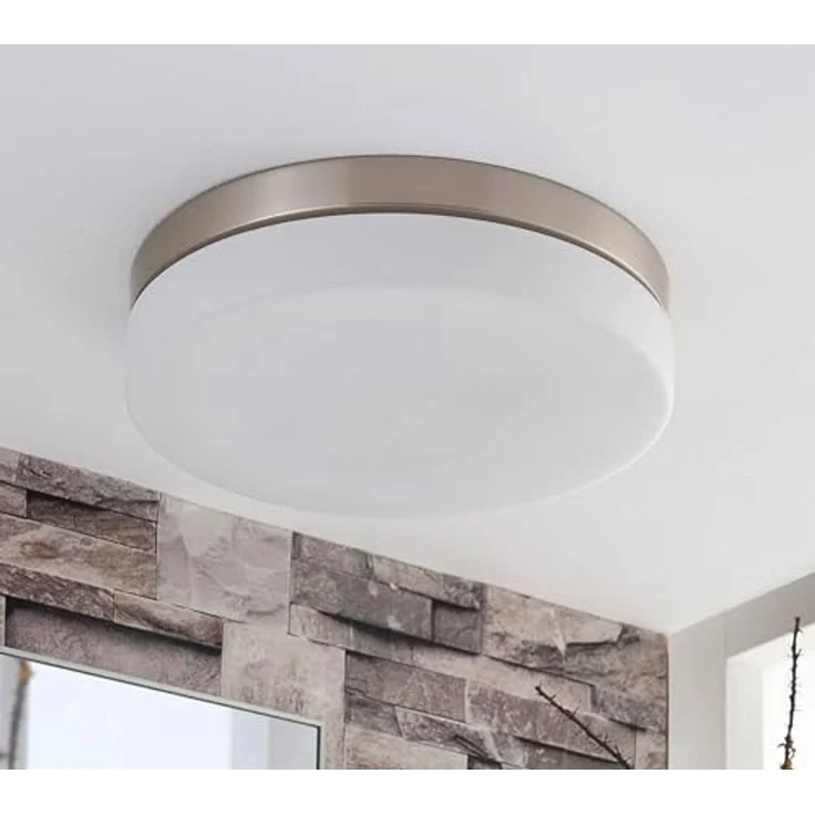 Lindby Deckenleuchten Amilia, Glas IP44, 3 x 15 W LED – Bild 3