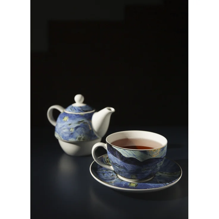 Goebel / Vincent van Gogh - Sternennacht,Tea for One,Sternennacht,15,5cm x 15,5cm x 15,5cm / New Bone China / 15,5cm x 15,5cm x 15,5cm – Bild 2