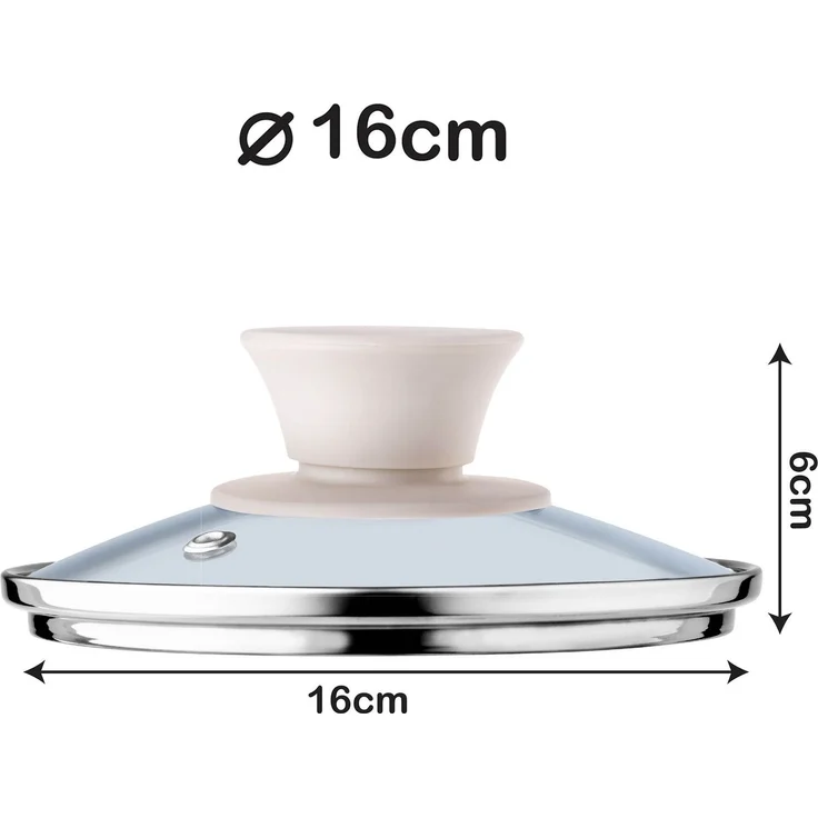 KADAX Deckel Hitzebeständiges Glas für einen 16cm Topf – Bild 3