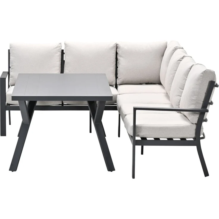 Garden Impressions Sergio Lounge Dining Set 3-teilig – Aluminium Lounge-Essgruppe für Terrasse & Garten – Bild 7