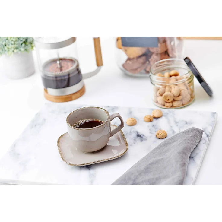 Ritzenhoff & Breker Casa Espressotasse mit Untertasse 6er Set beige – Bild 4