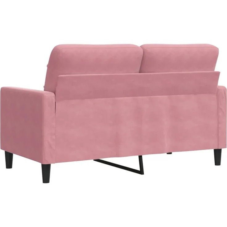 vidaXL 2-Sitzer-Sofa Rosa 120 cm Samt 4007617 – Bild 5