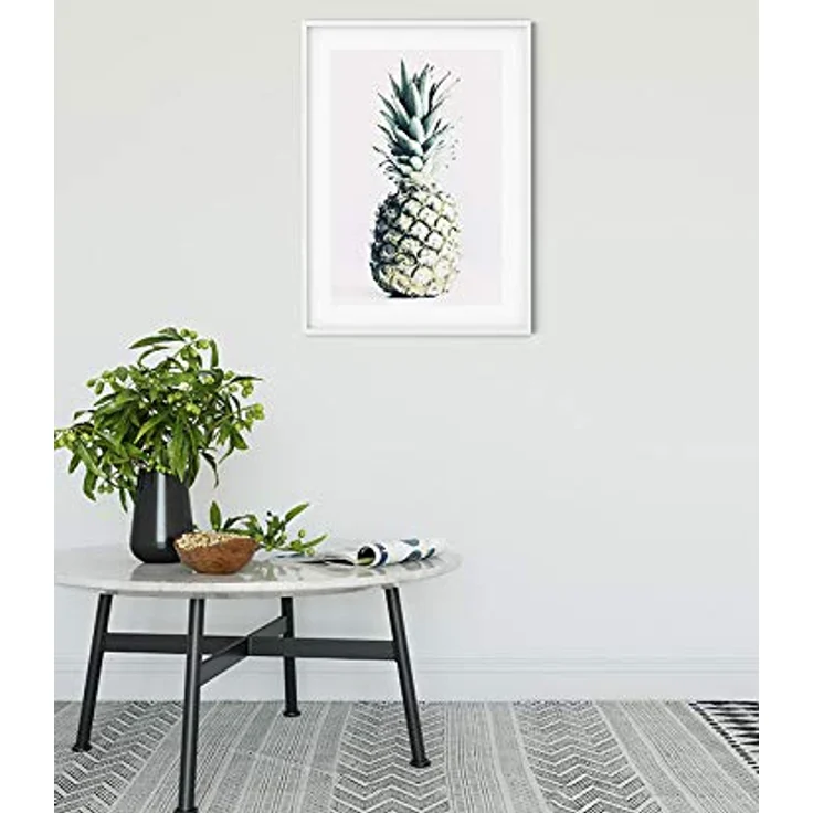 Komar Wandbild Pineapple, Premium-Poster 30 x 40 cm, fotorealistischer Kunstdruck, ohne Rahmen, Made in Germany, für Wohnzimmer & Schlafzimmer – Bild 2