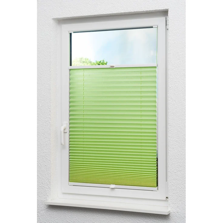 Lysel - Qualitätsplissee Crush Tageslicht maigrün - Plissee in der Größe (Bx H) 60cm * 130cm – Bild 5