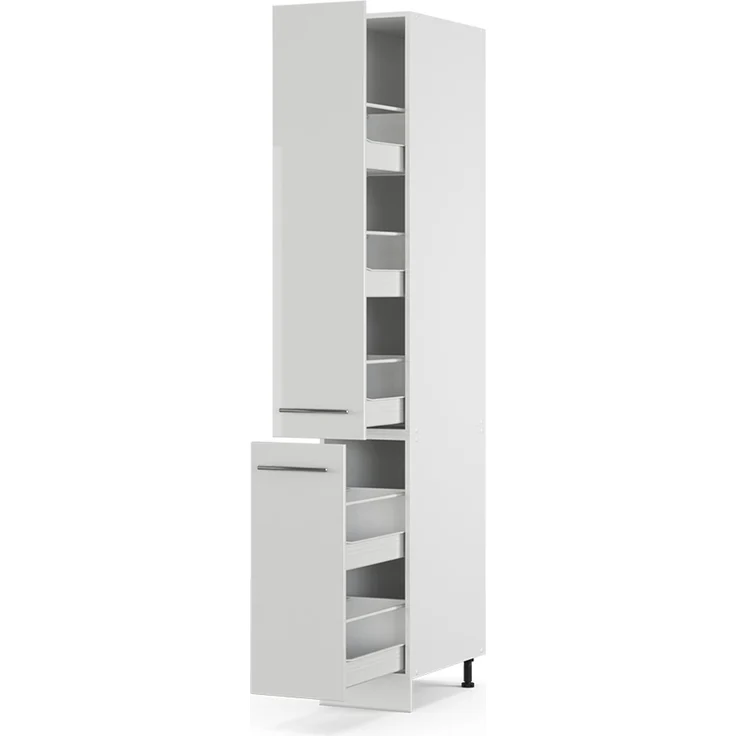 Badschrank Fame-Line Weiß Hochglanz 30 x 206.8 cm Vicco – Bild 4