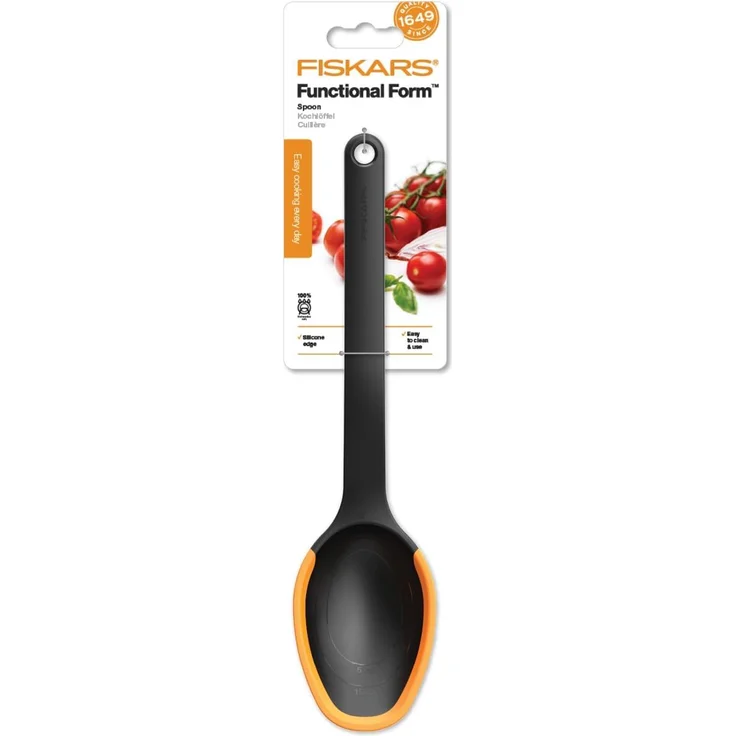 Fiskars Functional Form Kochlöffel mit Silikonkante, Rührlöffel, Kochzubehör, 1027299 – Bild 7