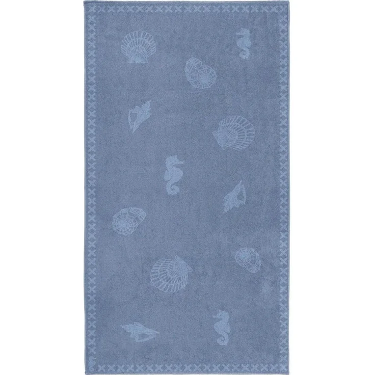 Seahorse Strandtuch Shells, Jacquard-Velours (1-St), mit Meeres Motiven – Bild 5
