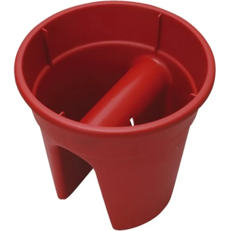 Flowerclip Blumentöpfe, 3er Set, rot