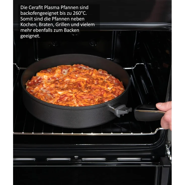 Cerafit Plasma Antihaft Beschichtung Genius Pfanne Ø24cm + Glasdeckel 24695 – Bild 4