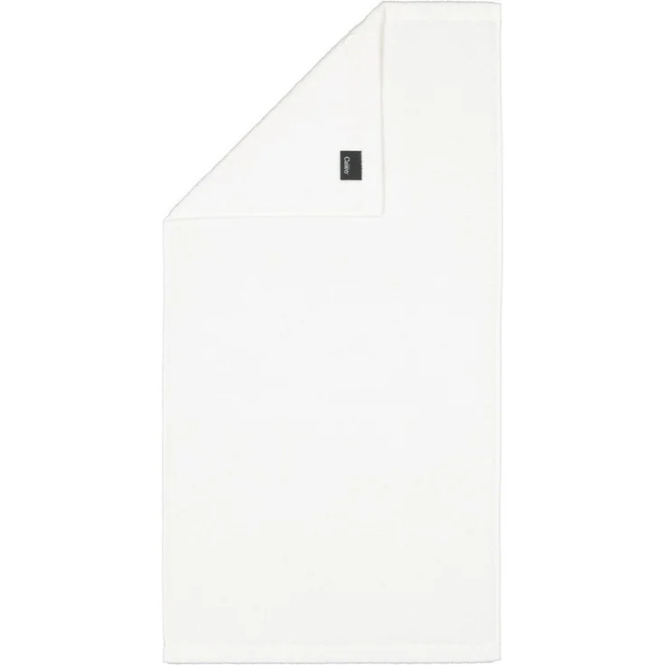 CAWÖ Handtuch - Lifestyle, Walkfrottier, Baumwolle, einfarbig Weiß 50x100cm – Bild 1