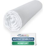 AM Qualitätsmatratzen | Hochwertiger Komfort Matratzenbezug90 x 190 x 14 cm - Ersatzbezug