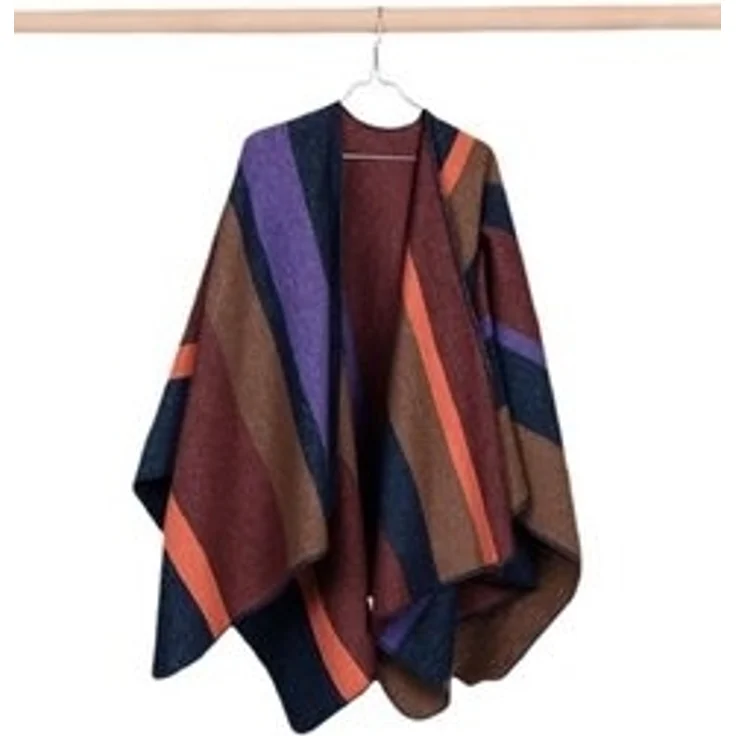 Wohndecke Poncho Silvretta 'Streifen' 70 x 140 cm, DAVID FUSSENEGGER – Bild 5