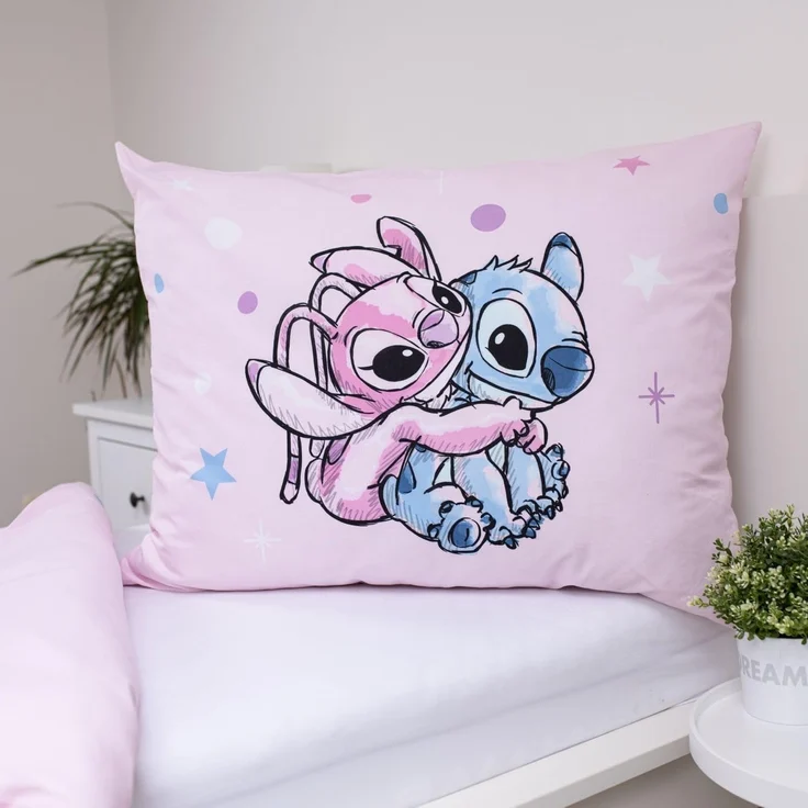 Disney Lilo & Stitch Bettwäsche Baumwolle 140x200 + 70x50cm, Reißverschluss – Bild 5