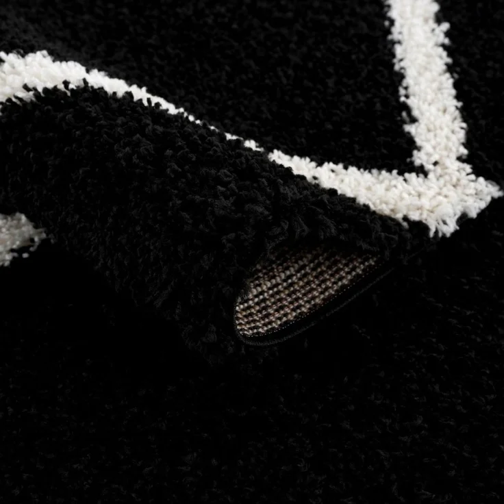 Sanat Hochflor-Teppich Madrid 1, auch in Rund erhältlich, rechteckig, Höhe: 30 mm, Wohnzimmer, Langflor, Shaggy Teppich – Bild 4