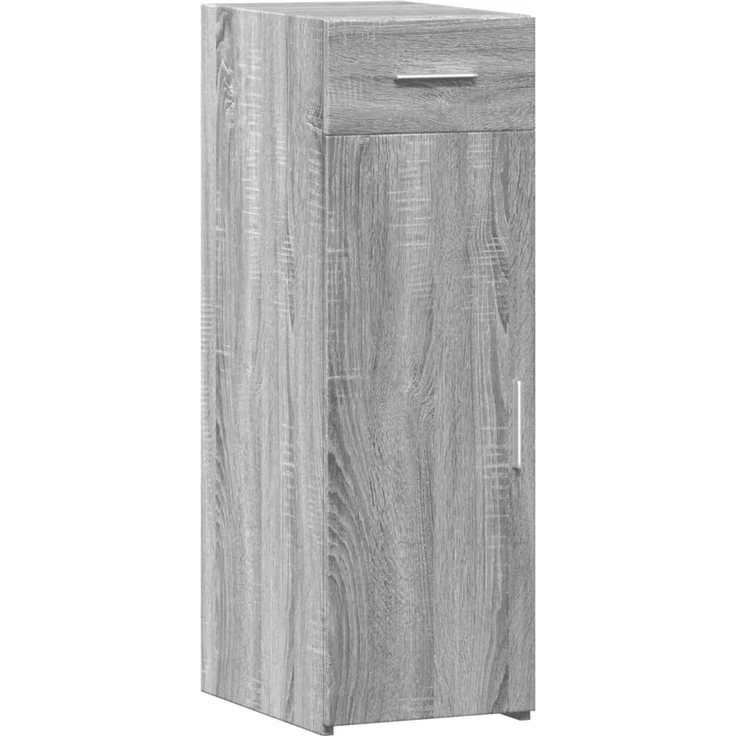 vidaXL Sideboard Grau Sonoma 30x42,5x93 cm Holzwerkstoff 846276 – Bild 2