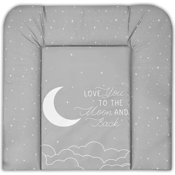 Wickelauflage Wickelunterlage abwaschbar und wasserdicht 75x72 cm - Wickelmatte zum Auflegen auf Wickeltisch Wickelaufsatz Wickelkommode oder Waschmaschine changing mat 75x72 Galaxie