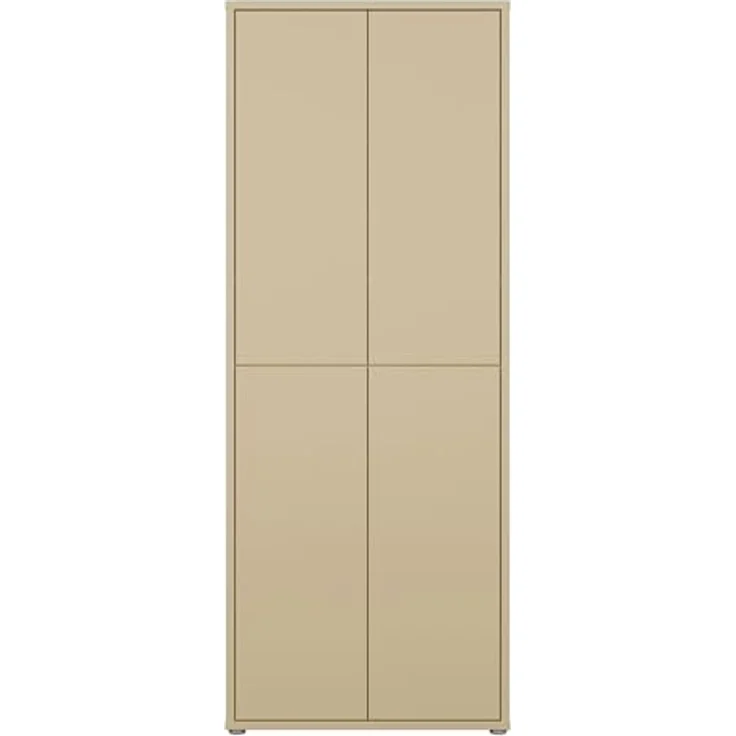 FORTE Schuhschrank Alice Springs, Schuhschrank, Höhe 191,9 cm, 4 Türen, viel Platz (B/H/T 74,5/191,9/34,9 cm) Stauraumschrank, Mehrzweckschrank, Breite 74,5 cm, mit 8 Böden – Bild 2