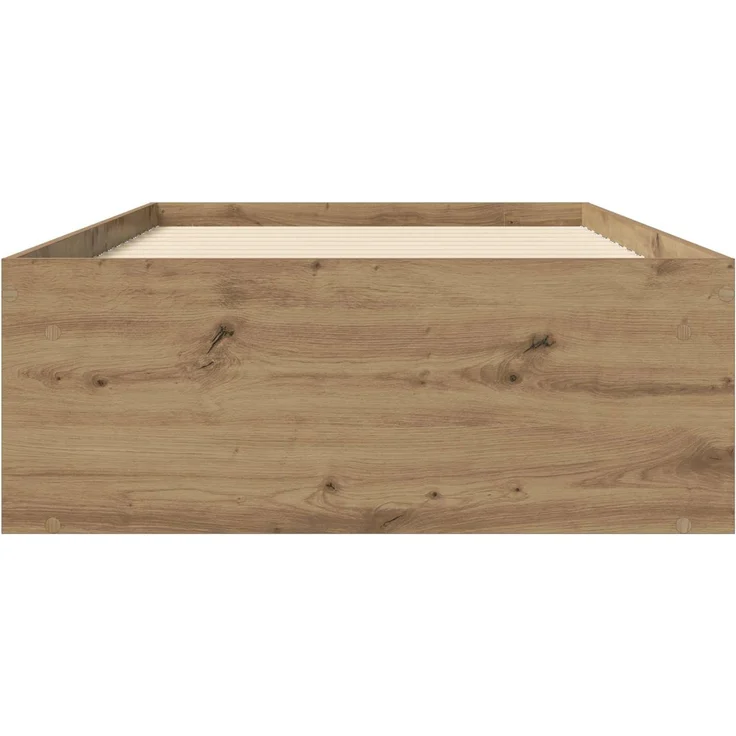 vidaXL Bettgestell mit Stauraum Kunsthandwerk Eiche 80 x 200 cm 3429524 – Bild 4