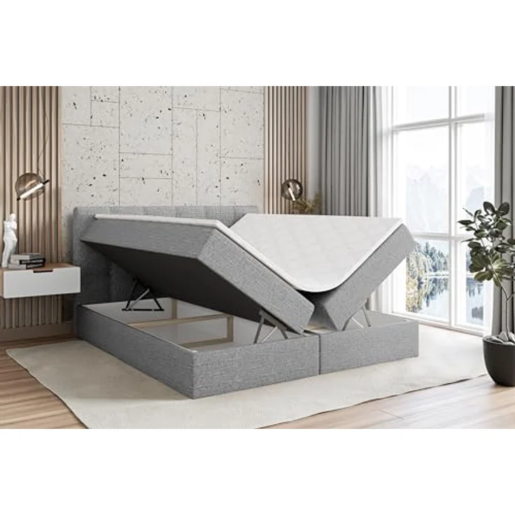 ALTDECOR Boxbett MARCE (Multipocket-Matratze H4. H3 Matratze Bonellfederung. Topper. Kopfteil) – Bild 5