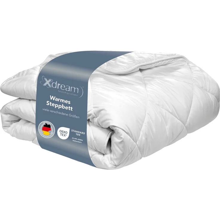 XDREAM Microfaserbettdecke Pure, Bettdecke - 4-Jahreszeiten, Ganzjahres, Winter & Sommer, Füllung: Hohlfaser-Polyesterfüllung, Bezug: Polyester, allergikerfreundlich, atmungsaktiv, temperaturausgleichend, 135x200 cm – Bild 1