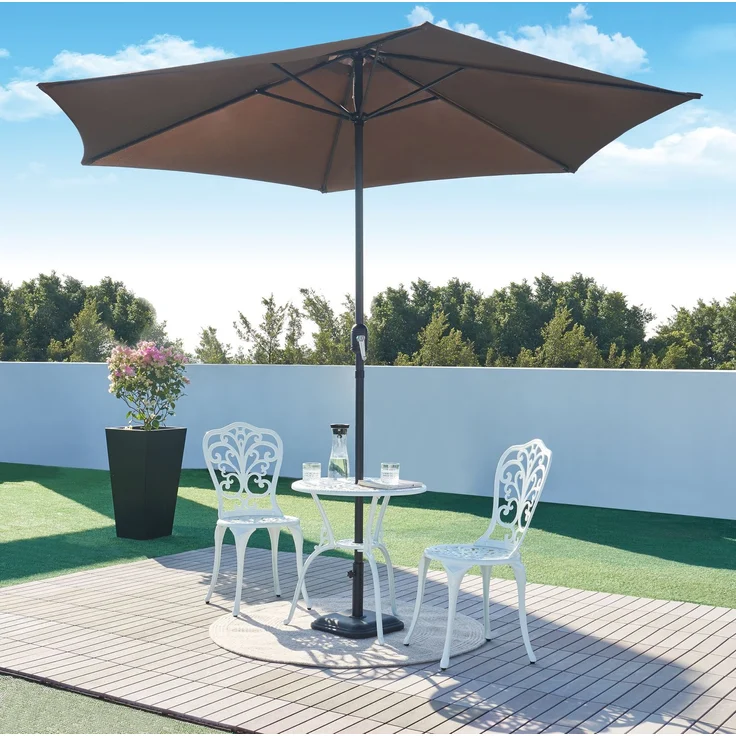 Bistro-Set Lupsam 3-tlg. Aluminiumguss Weiß [casa. pro] – Bild 2