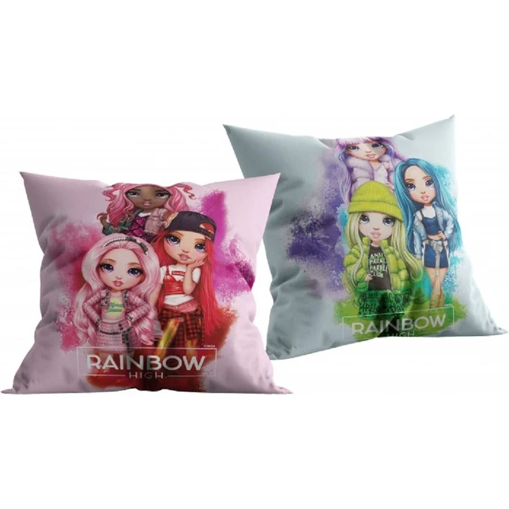 Rainbow High Dekokissen Kuschelkissen (1 Stk.) 40 x 40 cm aus Polyester
