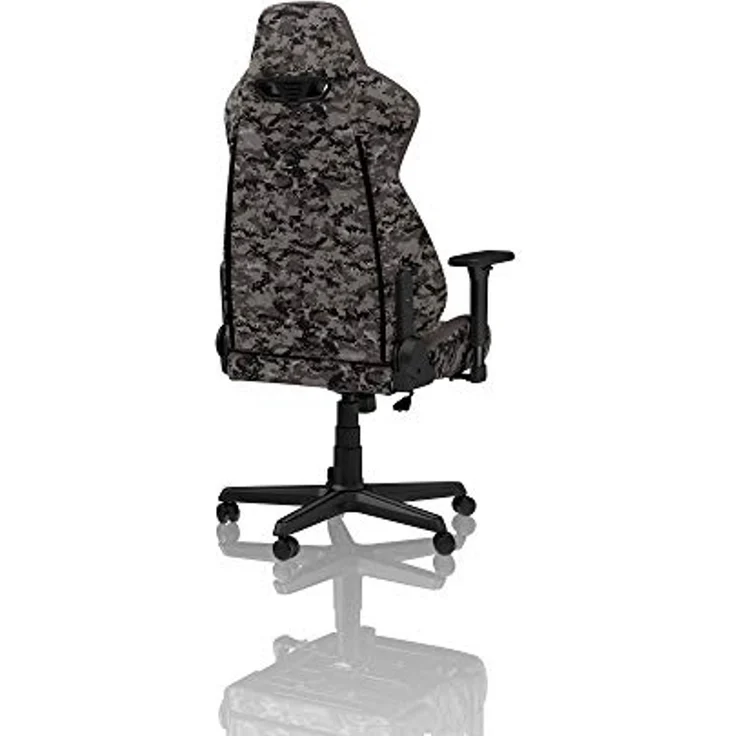 NITRO CONCEPTS S300 Gamingstuhl - Ergonomischer Bürostuhl Schreibtischstuhl Chefsessel Bürostuhl Pc Stuhl Gaming Sessel Stoffbezug Belastbarkeit 135 Kilogramm - Urban Camo – Bild 5