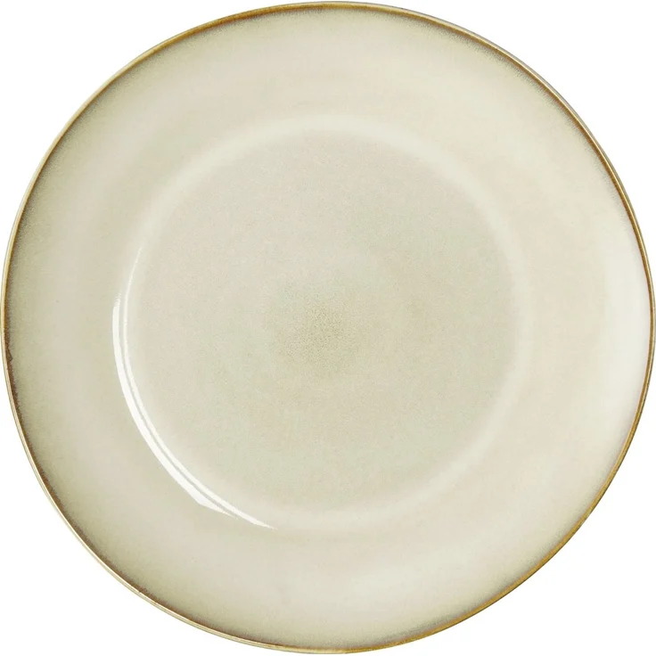 Mica Decorations Frühstücksteller Racco stoneware 2,5 x 20,5 cm beige – Bild 1