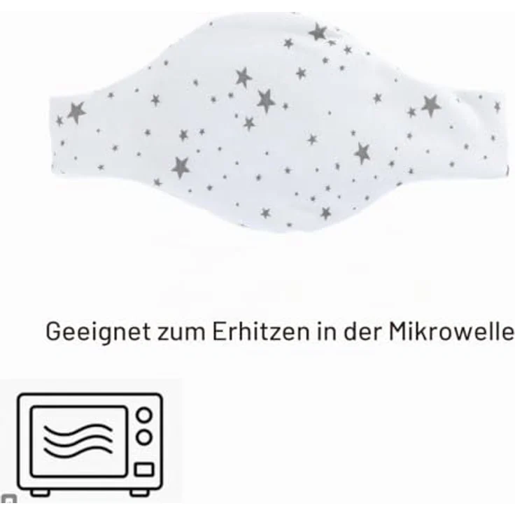 Babyjem Kirschkernkissen - Größenverstellbarer Wärmekissen für Babys - Dinkelkissen ideal geeignet bei Bauchschmerzen & Blähungen - Körnerkissen aus 100% Baumwolle – Bild 4