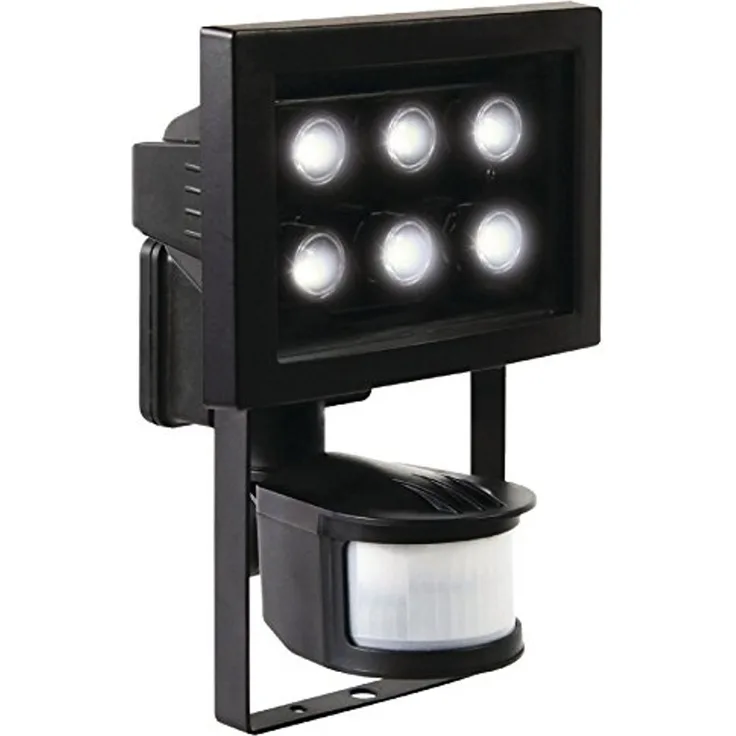 CREE LED-Flutlichtstrahler 12m/180° Bewegungsmelder, IP44