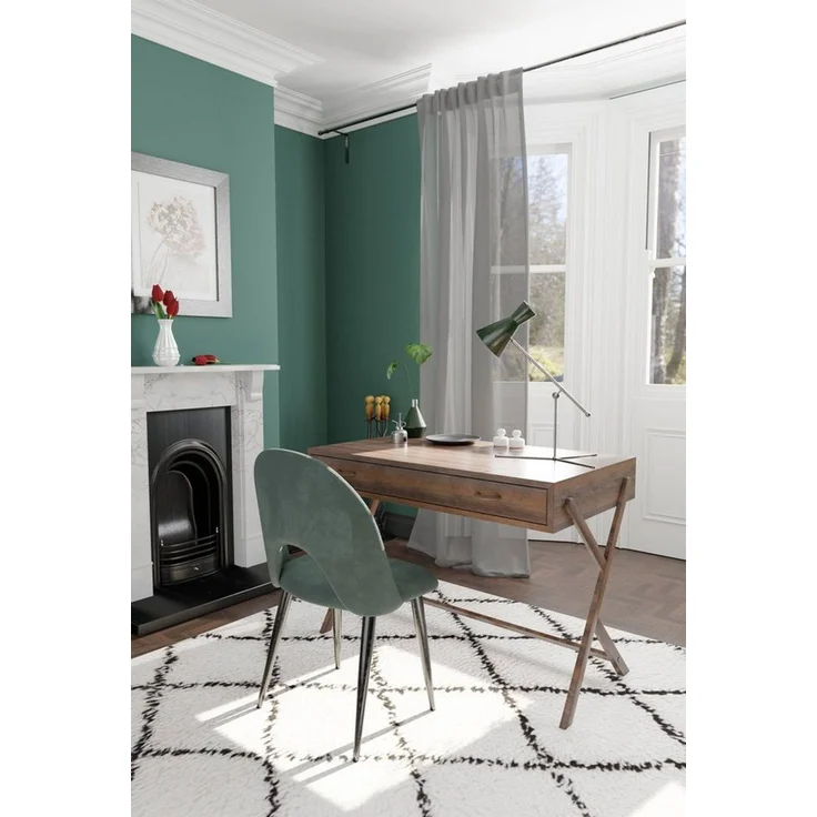 HOMING Gardine Lisa (1 St), verdeckte Schlaufen, transparent, uni, Wohnzimmer, Schlafzimmer, transparent – Bild 1