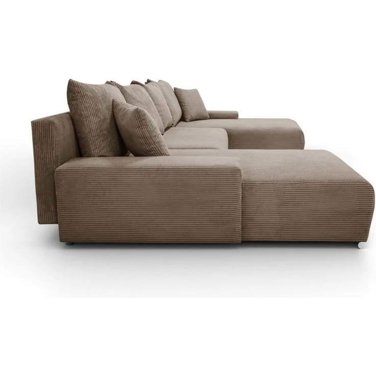 Lookway Wohnlandschaft LAVIO U – großes Ecksofa in U-Form, modernes Design, 348x188x93 cm – Bild 3
