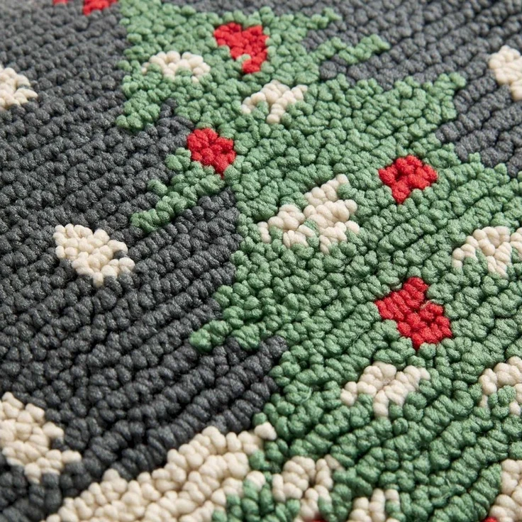 TOM TAILOR Kissenhülle WEIHNACHTSKISSEN Zierkissenhülle, (1 Stück), 30 x 50 cm in Beige – Bild 3