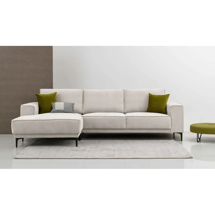 Places of Style Ecksofa Oland, 280 cm, im zeitlosem Design und hochwertiger Verabeitung