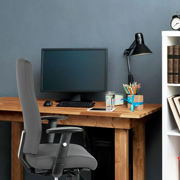 hjh OFFICE Profi Bürostuhl PRO-TEC 300 Stoff anthrazit – Bild 3