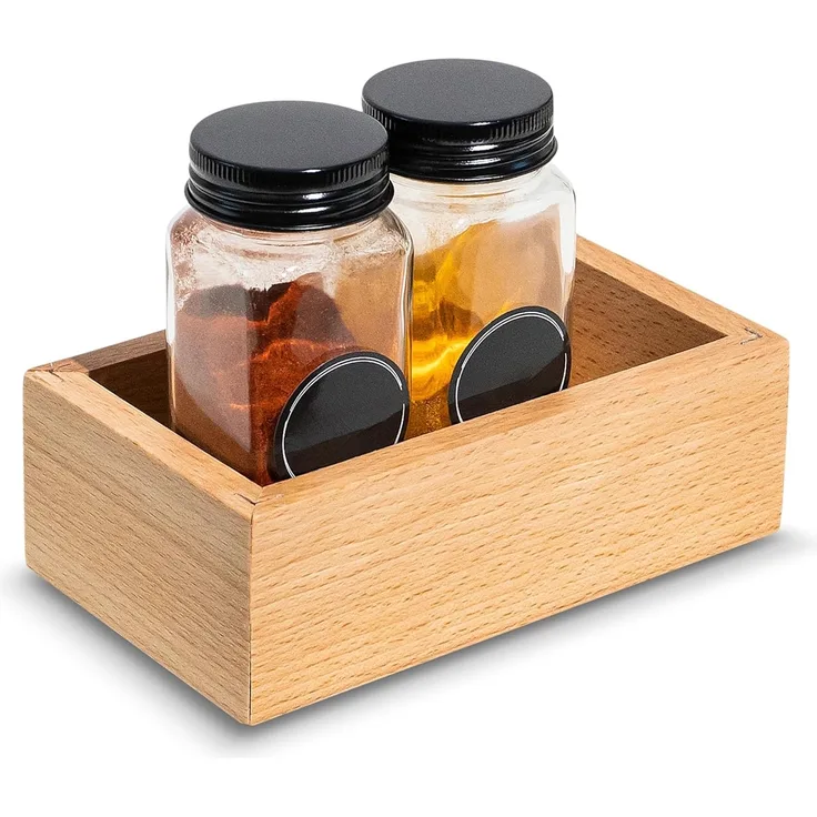 Creative Deco Tablett Holzbox Aufbewahrungsbox, Holzkiste Klein Ordnungsbox Organizer Box