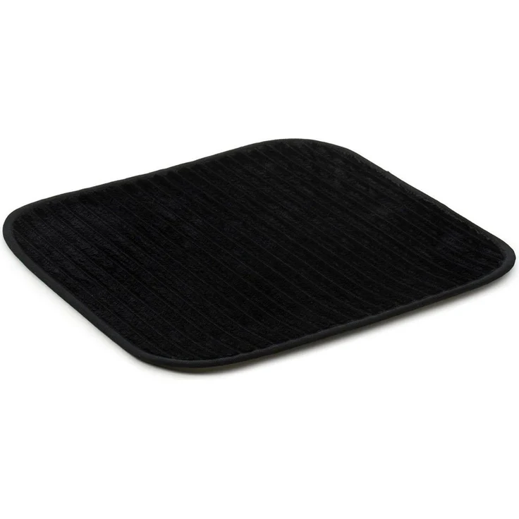 Gözze Badematte Berlin, Höhe 7 mm, rutschhemmend beschichtet, fußbodenheizungsgeeignet, Polyester, rechteckig, Badteppich, Uni Farben, Cord Optik, waschbar – Bild 1