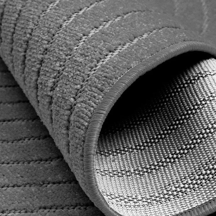 Carpetia Outdoorteppich Modernes Musterdesign, rund, Höhe: 5 mm, wetterfest, pflegeleicht, strapazierfähig – Bild 4