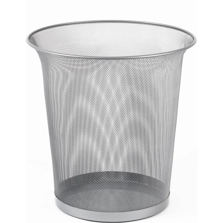 Rexel Papierkorb (Drahtmetall) silberfarben