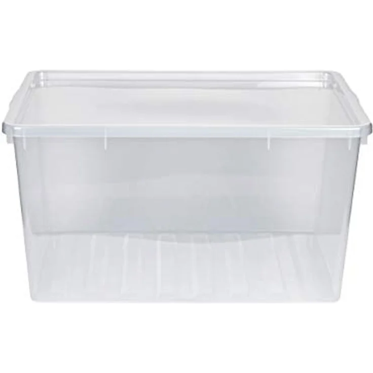 Kreher Aufbewahrungsbox XXL aus Kunststoff in Transparent 135 Liter – Bild 4