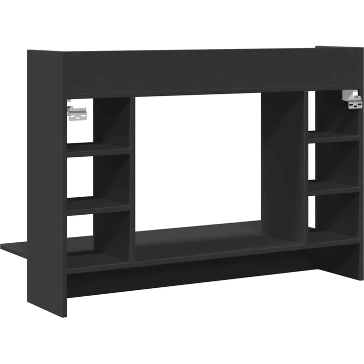 vidaXL Wand-Schreibtisch Schwarz 105x48x75 cm Holzwerkstoff 847969 – Bild 5