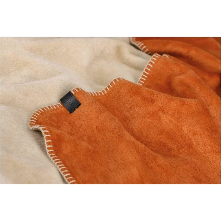 Wohndecke FAVORIT Wohndecke, SCHÖNER WOHNEN-Kollektion, 150 x 200 cm in Terra – Bild 3